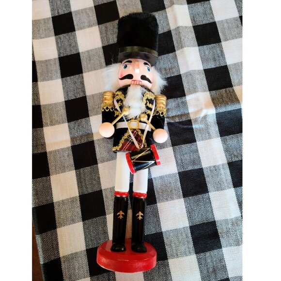 Christmas Nutcracker Soldier Wooden Statue Xmas Holiday Decor Table Decoration - Picture 3 of 14